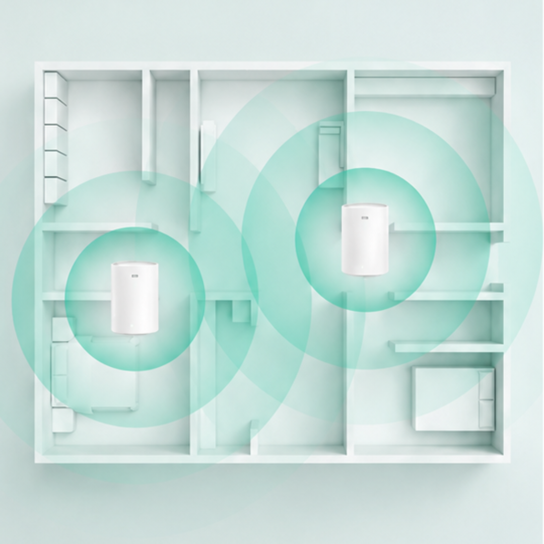 Cudy Mesh Wi-Fi System coverage diagram