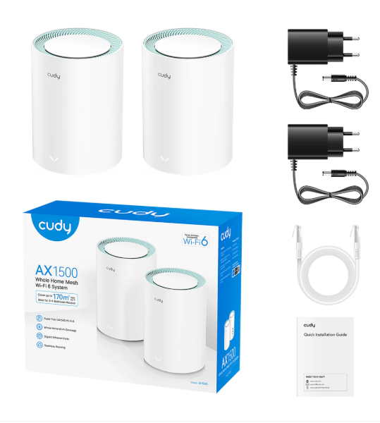Indoor Mesh Wi-Fi 6 System (2 pack)